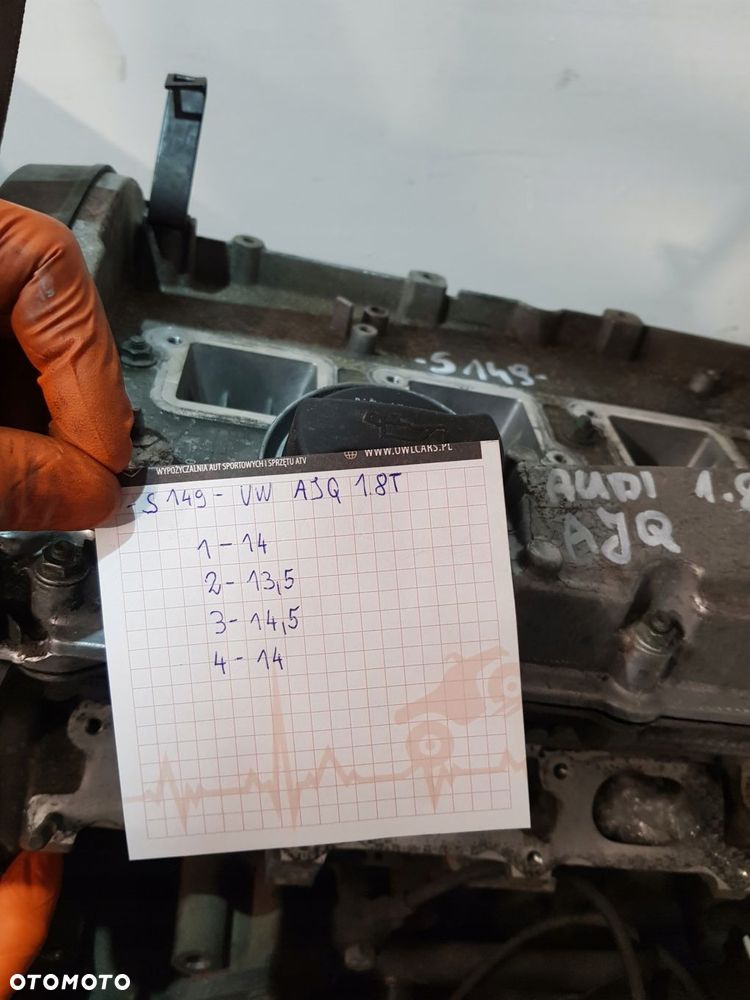 silnik ajq 1.8t 180km / 132kw audi tt a3 seat leon 150tys km - 8