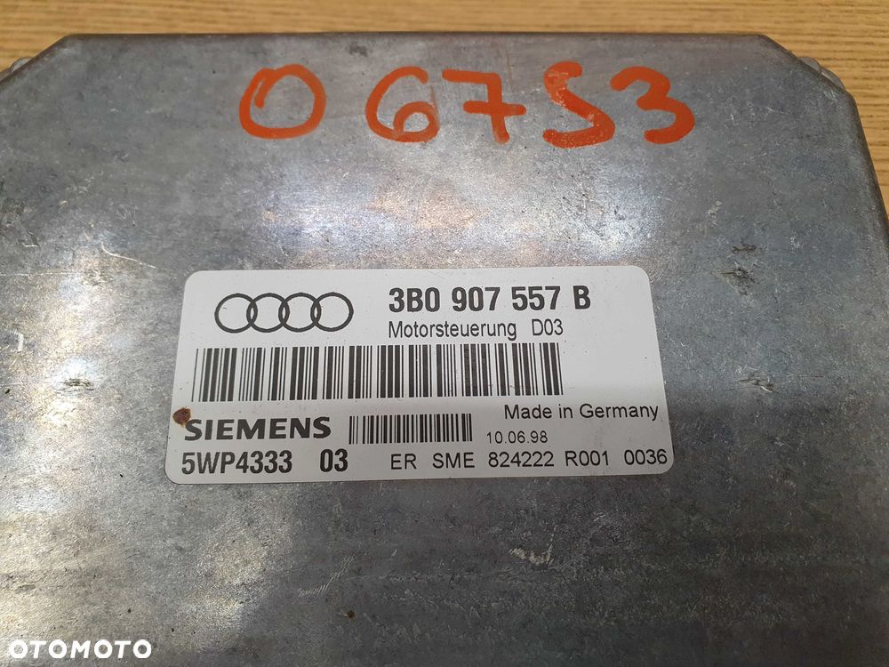 Komputer 3B0907557B Sterownik Moduł Silnika 1.6 8V Audi A4 B5 VW Passat B5 - 2