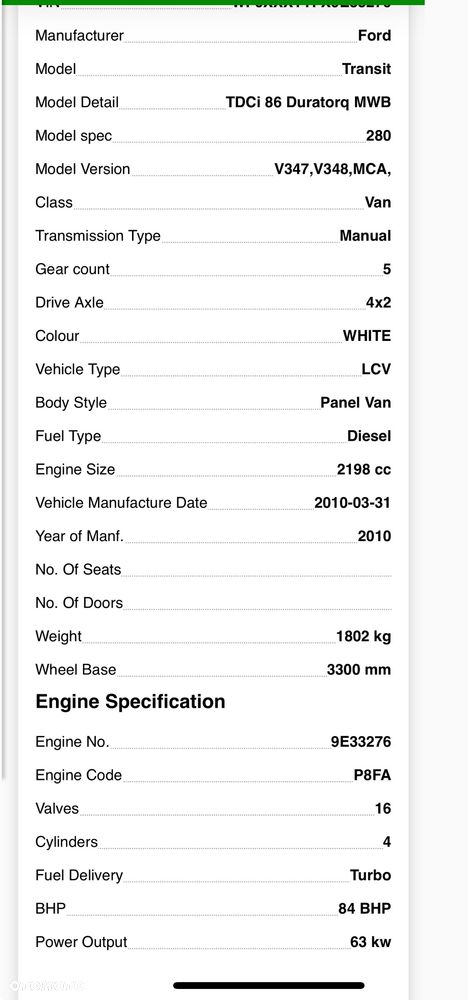 Silnik kompletny Ford Transit 2.2 TDCI P8FA 85ps Film video - 11