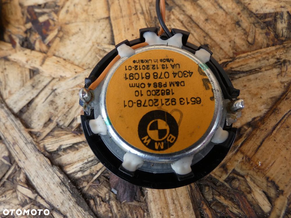 BMW F01 F02 GŁOŚNIK WYSOKO TONOWY DSP 9212078 - 7