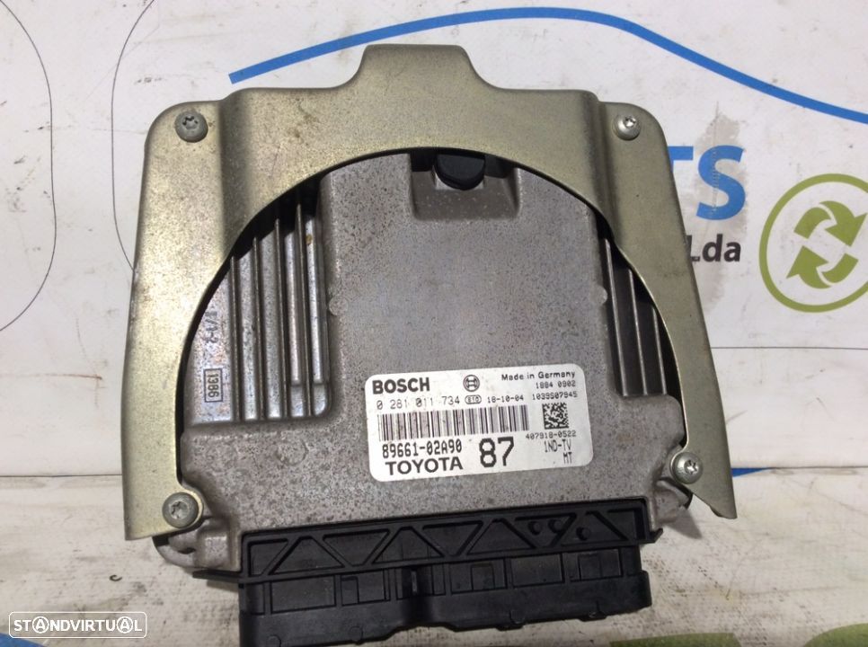 centralina de motor Toyota Corolla E12 1.4 D4D 0281011734 - 1