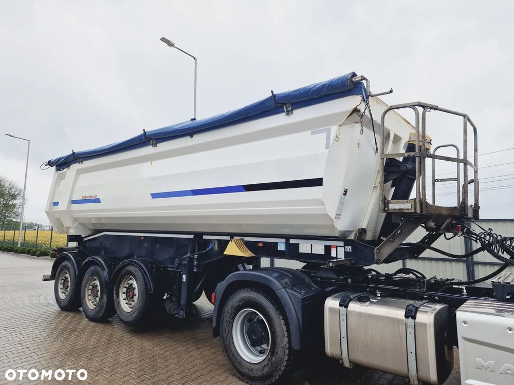 Schwarzmuller K3A * wywrotka stalowa * 27m3 * pod ciągnik 4x4 * siodło 1 380 mm * - 20