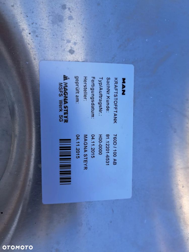 Zbiornik paliwa aluminiowy 760D / 100AB - 3