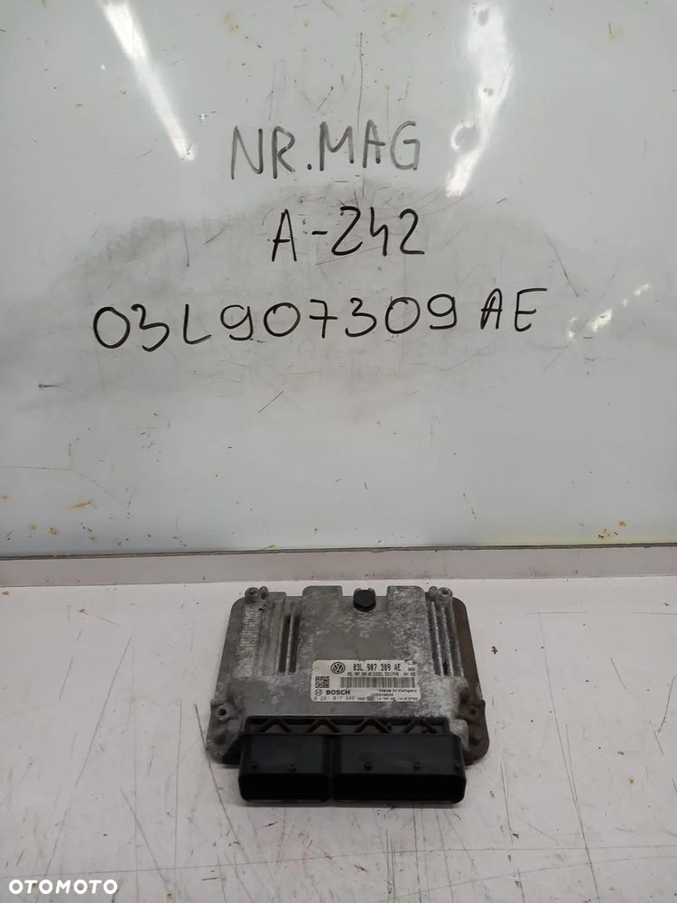 KOMPUTER STEROWNIK VW PASSAT B7 2.0 TDI 03L907309AE - 1