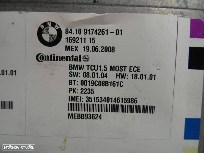Módulo Do Bluetooth Bmw X5 (E70)  9174261 / 16921115 / 9 174 261 / 169 - 7