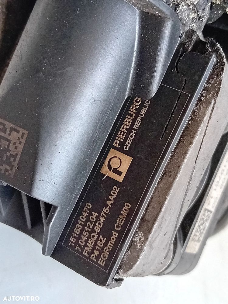 Racitor Gaze Egr Cu Supapa Egr Ford Focus 3 Ecosport Diesel 2012-2019 FM5Q-9D475-AA02 Motor XVJD - 9