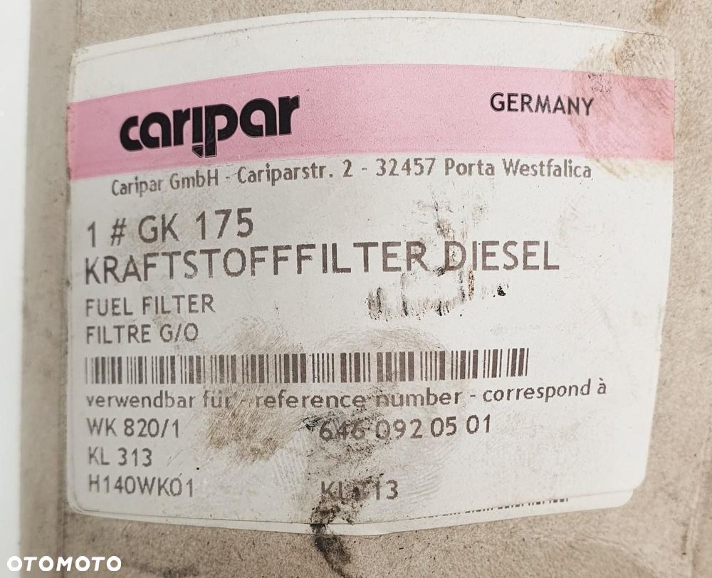 FILTR PALIWA HENGST H140WK01 MERCEDES W169 2.0 CDI - 3