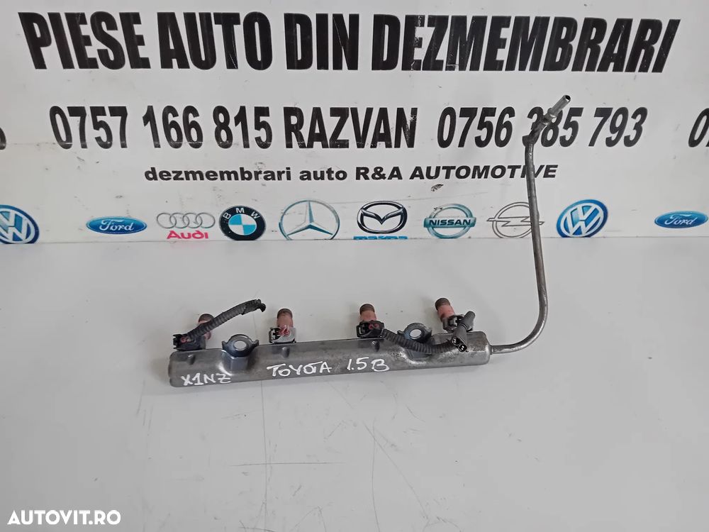 Injector Rampa Injectoare Toyota Yaris Prius Verso 1.5 Benzina Hibrid X1NZ An 2015-2020 23250-21091 - 2