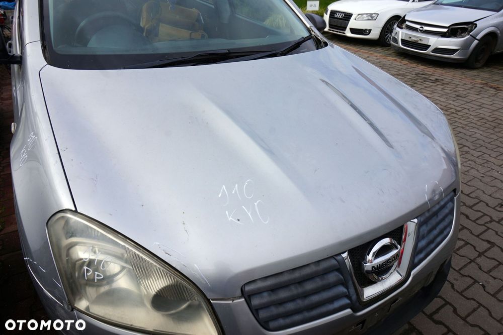 MASKA ZDERZAK BŁOTNIKI LAMPY QASHQAI I J10 LIFT KY0  NISSAN 2009-2013 SREBRNY PRZÓD KOMPLETNY - 3