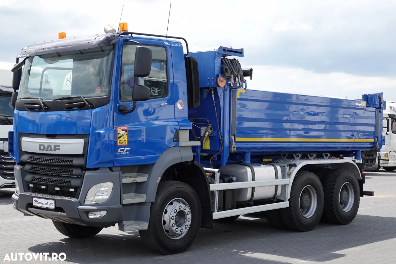 DAF CF 460 / 6x4 / BASCULANTE / HYDROBOARD / HYDROCLAP / EURO 6 / AN 2016 / PNEURI 100% / - 14