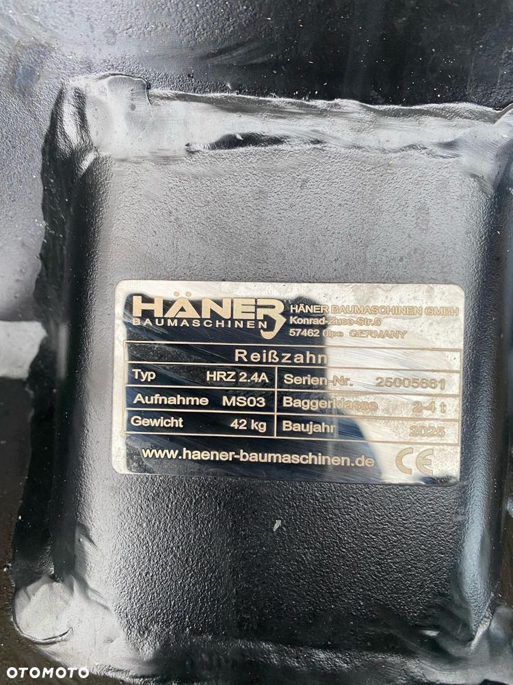 NOWE zęby zrywające HAENER / ripper do koparki – MS01 / MS03 / MS08 / PIN Ø25 Ø30 Ø40 Ø45 Ø50 - 6