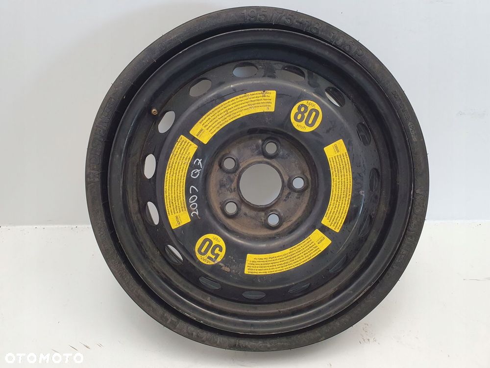 KOŁO DOJAZDOWE Audi Q7 Vw Touareg I dojazdówka 195/75 R18 7L0601027A 5x130 - 1