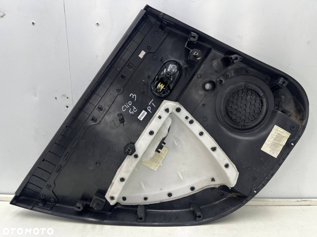 Tapicerka Renault Clio 3 III HB 5Drzwi 05-12r. prawy tylny boczek drzwi PRAWY tył - 11