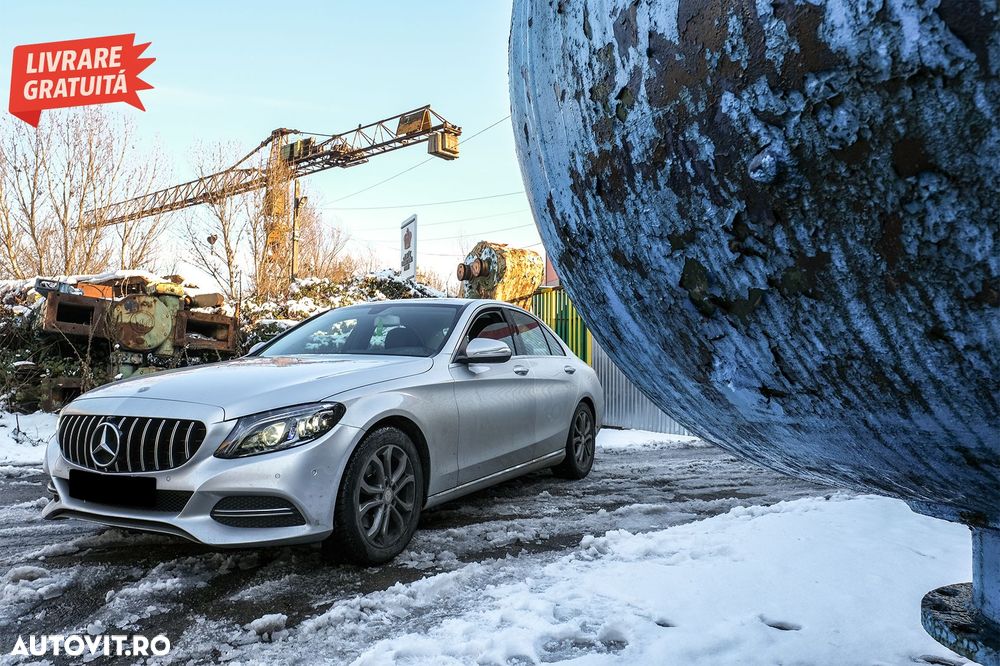 Difuzor Bara Spate cu Ornamente tobe Mercedes C-Class W205 S205 (2014-2020) C63 De- livrare gratuita - 20