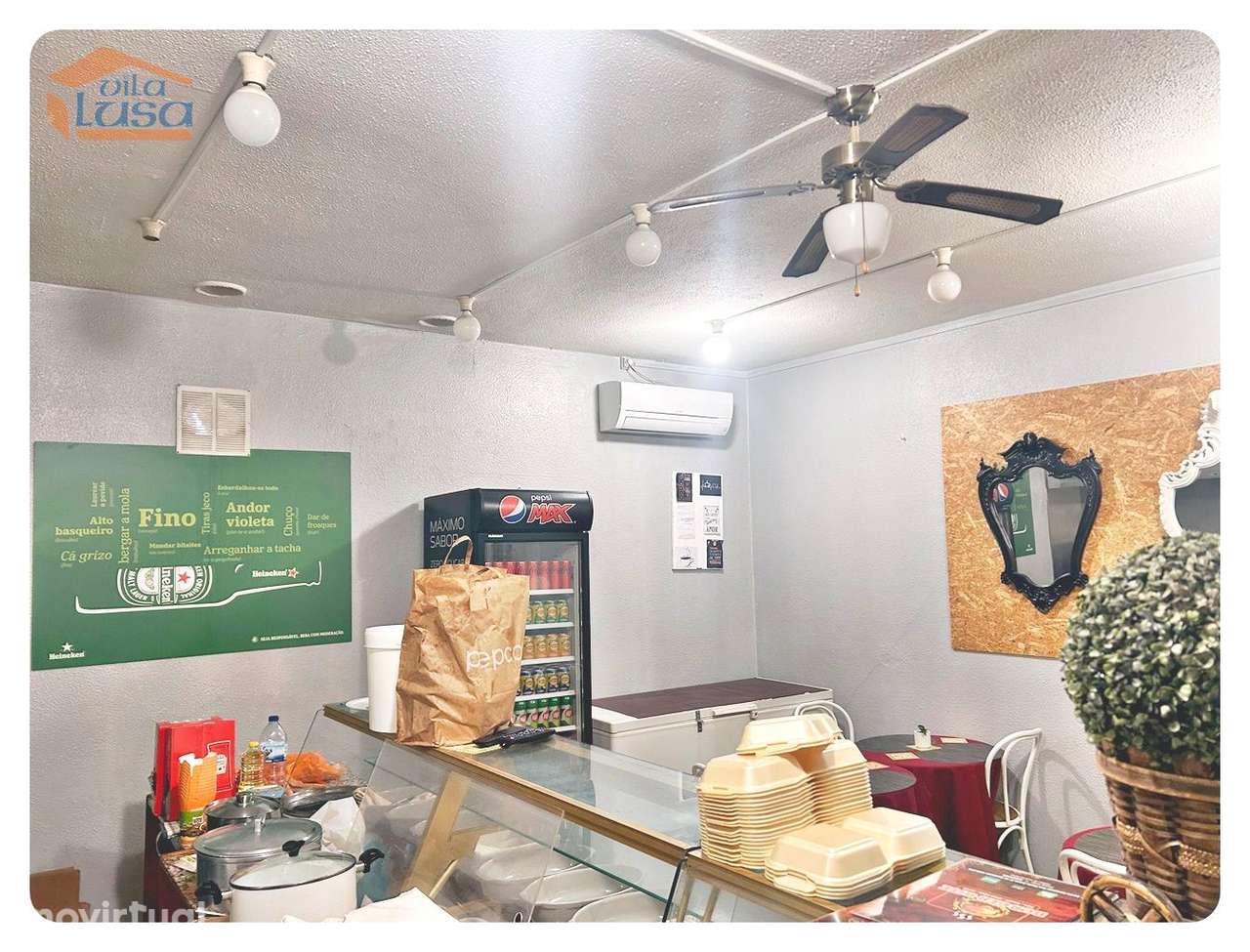 Café snack bar a funcionar no Centro Comercial Monte Crasto Gondomar - Grande imagem: 5/7