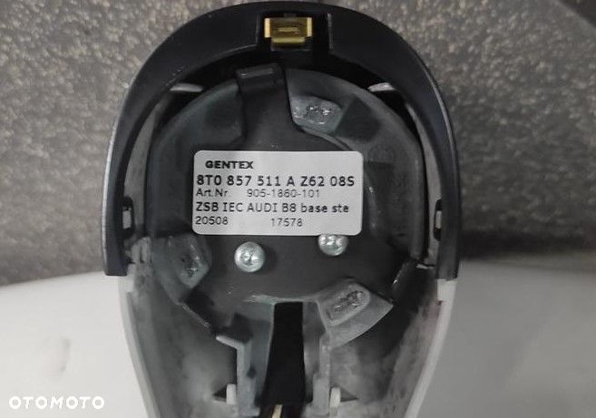 AUDI A5 A4 B8 Q5 LUSTERKO WSTECZNE FOTOCHROMATYCZNE 8T0857511A - 2