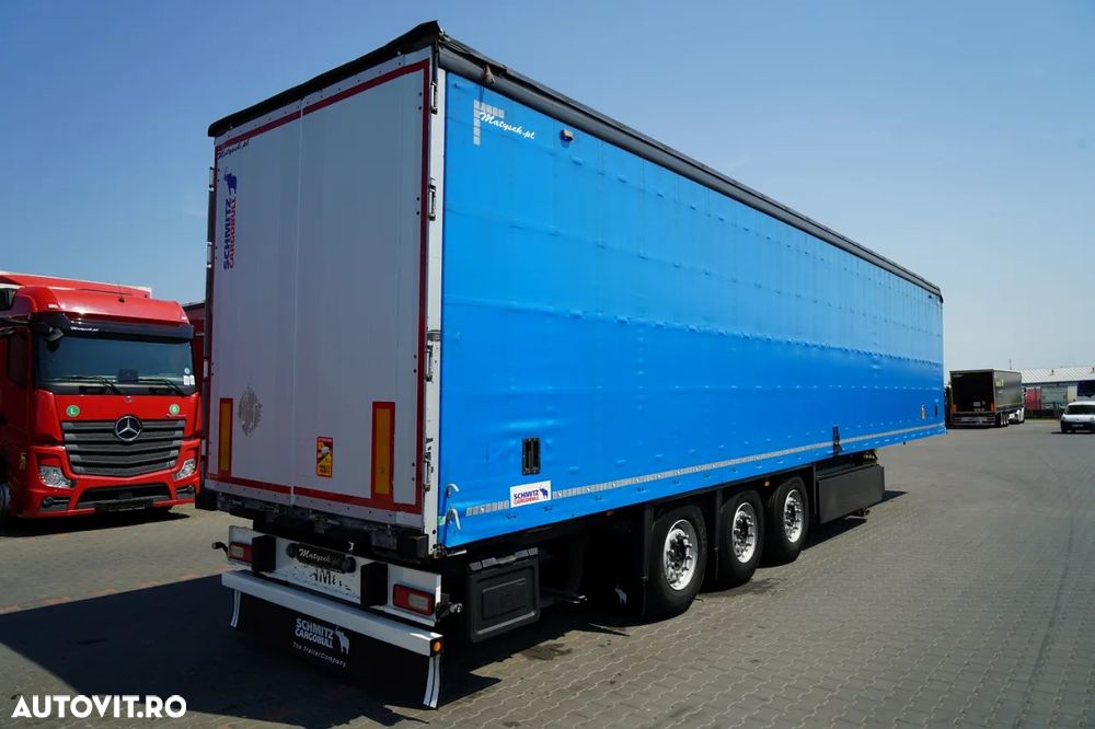 Schmitz Cargobull CORTINĂ / STANDARD / TRANSPALET / SISTEM RSAB / AXĂ RIDICATĂ / AXE SCHMITZ / 2019 / - 7