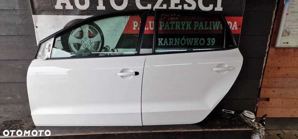 DRZWI LEWY TYŁ VW POLO V 6R 6C 5D LB9A - 1