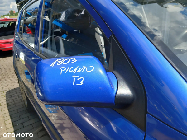 KIA PICANTO LUSTERKO PRAWE PRZEDNIE PRAWY PRZÓD KOLOR: T3
