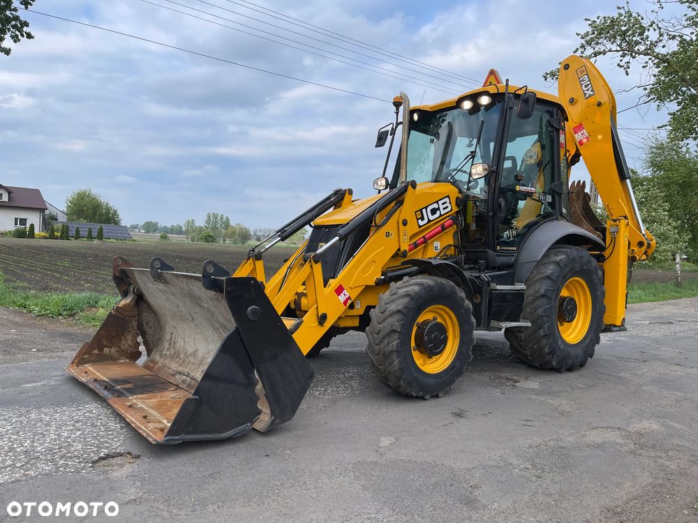 JCB Koparko Ładowarka Koparka Jcb 3CX Szczęka Krokodyl,Ramię z teleskopem_Bardzo ładna i zadbana_Cała W Oryginale Niemalowana_GOTOWA DO PRACY_Skrzynia biegów Mechaniczna 4 BIEGI_KLIMA - 1