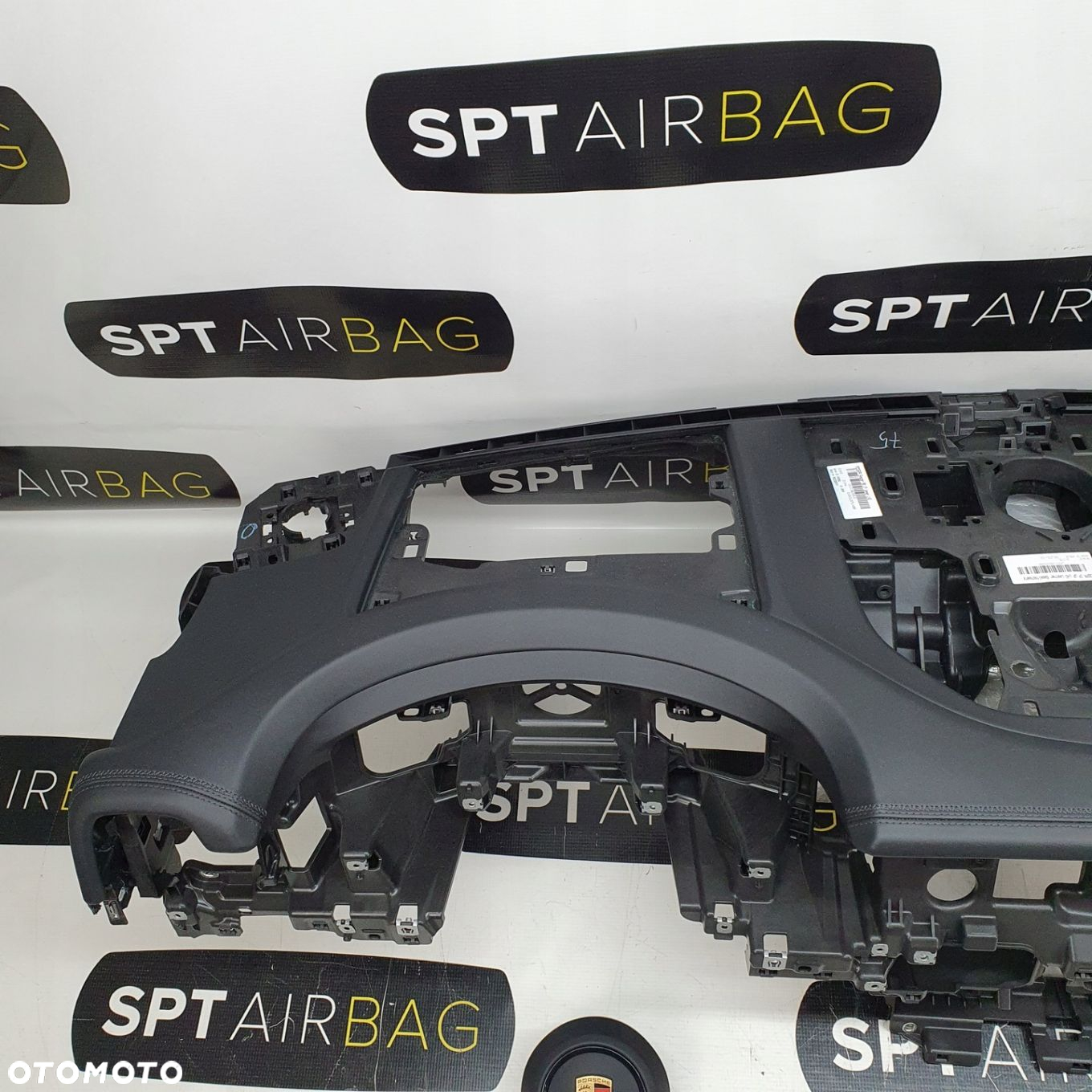PORSCHE CAYENNE 3 III LIFT 9Y DESKA ROZDZIELCZA KONSOLA KOKPIT PULPIT PODUSZKI AIRBAG AIR BAG PASY KIT SET - 2