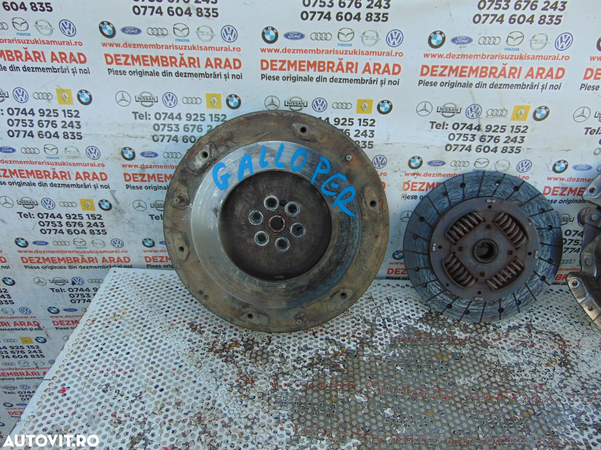 Volanta Hyundai Galloper 2.5 Mitsubishi Pajero l200 2.5 placa presiune disc ambreiaj - 3