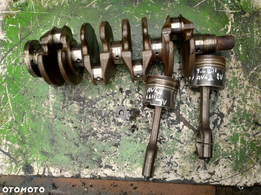 FORD 1,5TDCI  CITROEN PEUGEOT 1,6HDI 8V  VOLVO 1,6 E-HDI   tłok korbowód AV6Q GV6Q 9H06 - 1