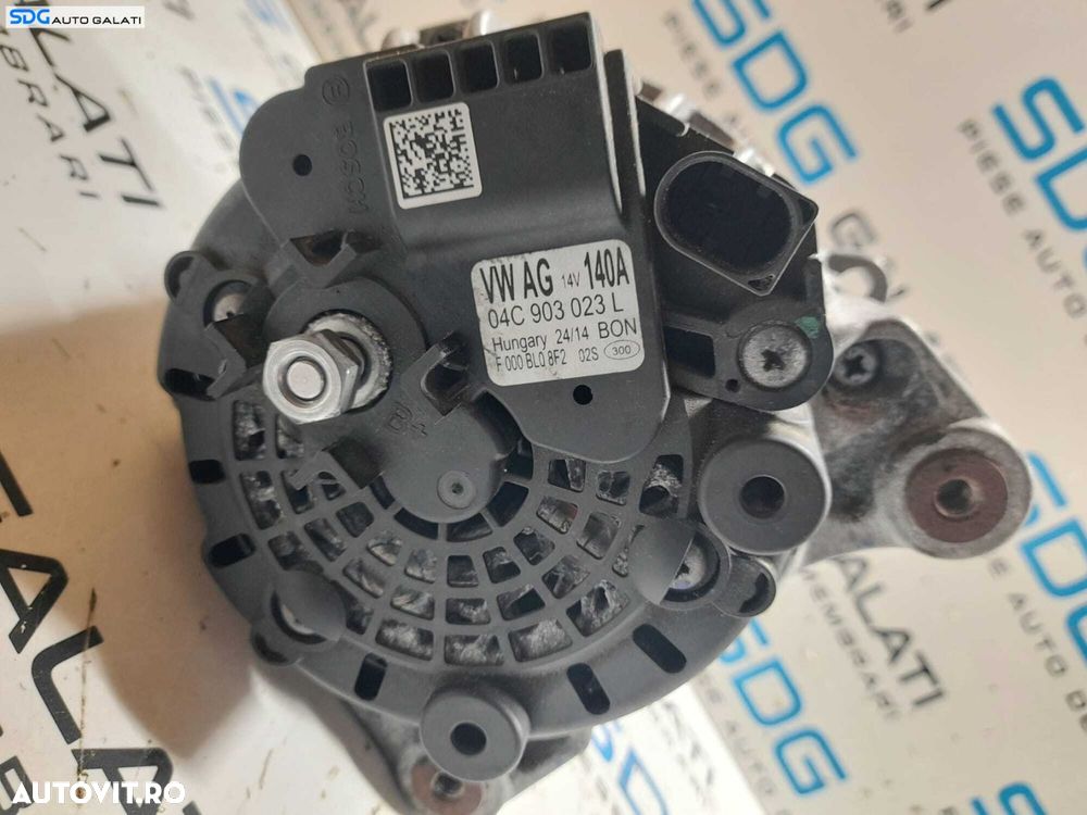 Alternator BOSCH 120A Skoda Octavia 3 1.4 TSI CHPB CZDA CHPA 2013 - 2020 Cod 04C903023L [N0168] - 5