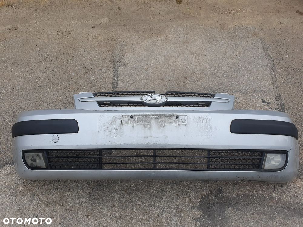 ZDERZAK PRZÓD HYUNDAI GETZ SREBRNY KOMPLETNY - 1