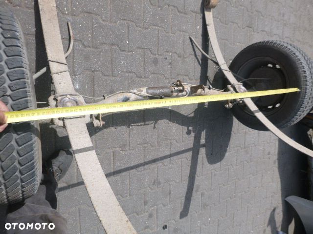BELKA TYŁ TYLNA KOMPLETNA Z RESORAMI NA PRZYCZEPKĘ FIAT DOBLO - 14