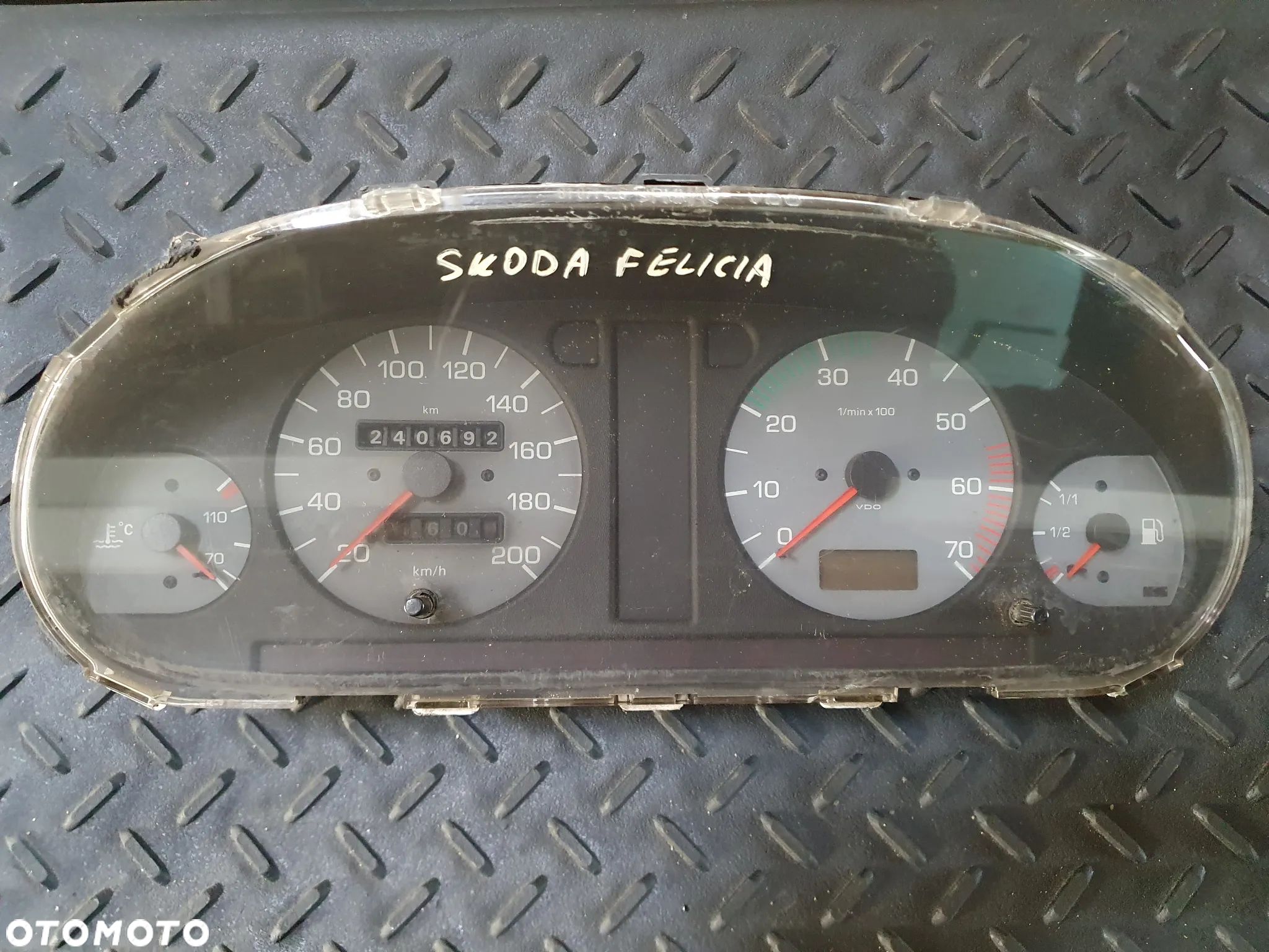 SKODA FELICIA 1.3 LICZNIK ZEGARY PRĘDKOŚCIOMIERZ 6U0919033G - 1
