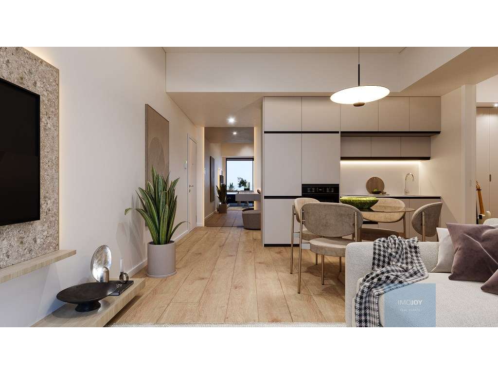 Apartamento T0+1 em Construção em Vila Nova de Gaia