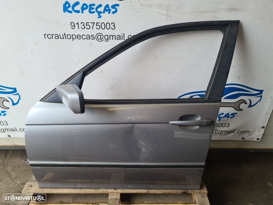 PORTA FRENTE FRONTAL ESQUERDA BMW SERIE 3 E46 FECHO ELEVADOR MOTOR PUXADOR VIDRO - 3