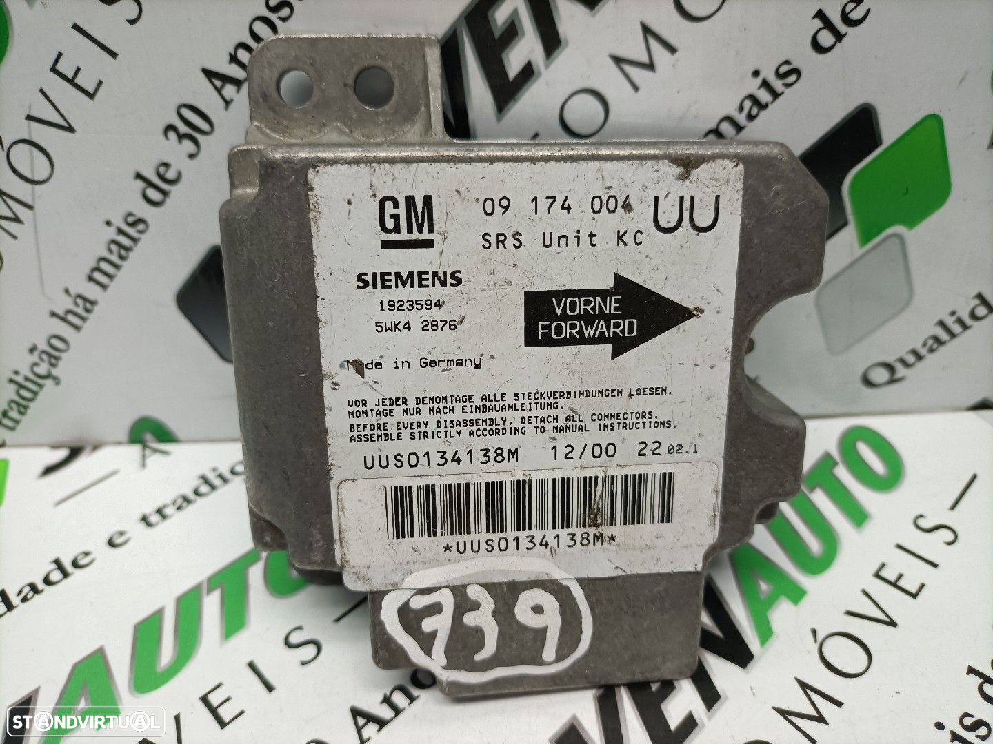 Centralina Airbags Opel Astra H (A04) - 2