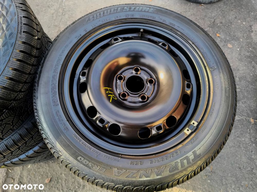 5x100 Felgi Stalowe Stal 15 Koła Letnie Lato SKODA FABIA PRAKTIK ROOMSTER RAPID SEAT IBIZA CORDOBA TOLEDO IV 4 VW FOX POLO Legnica ALU-RAD 195/55 6mm - 3