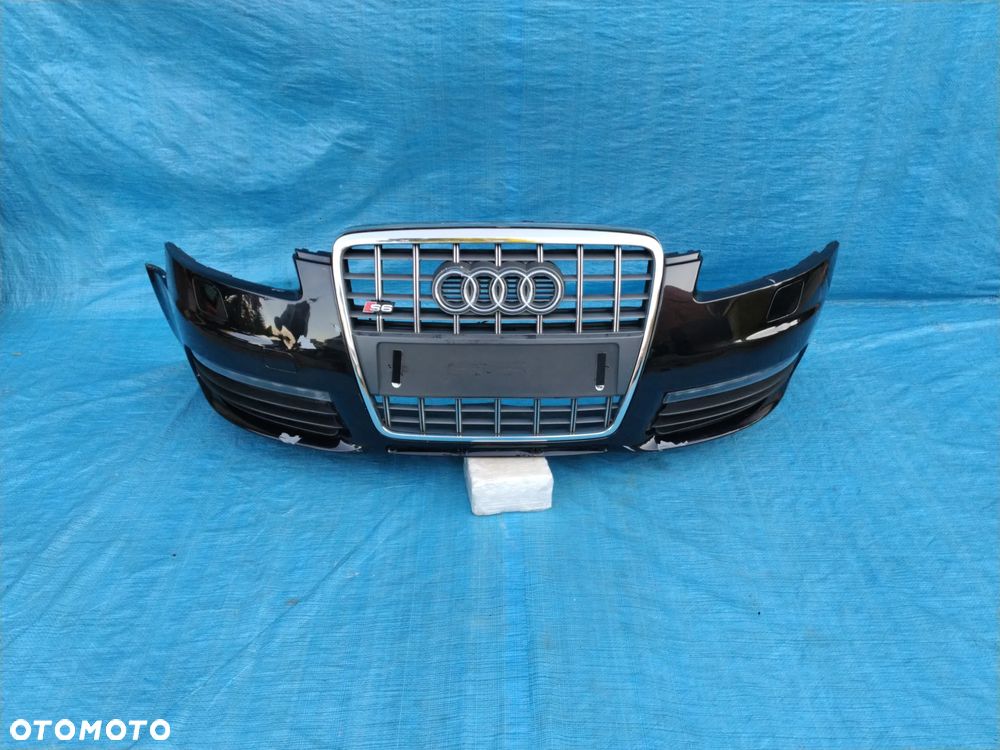 61F Zderzak przód przedni kompletny audi A6 S6  C6 SPRYSKI  wysyłka - 2