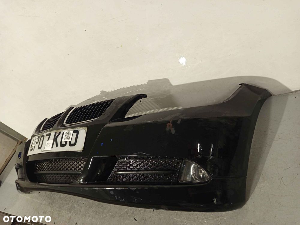 + ZDERZAK PRZÓD PRZEDNI BMW E90 E91 SCHWARZ II 2 CZARNY HALOGENY - 3