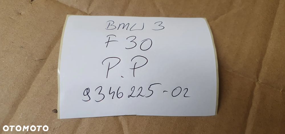 Kratka nawiewu powietrza prawy przód BMW 3 F30 9346225 - 9