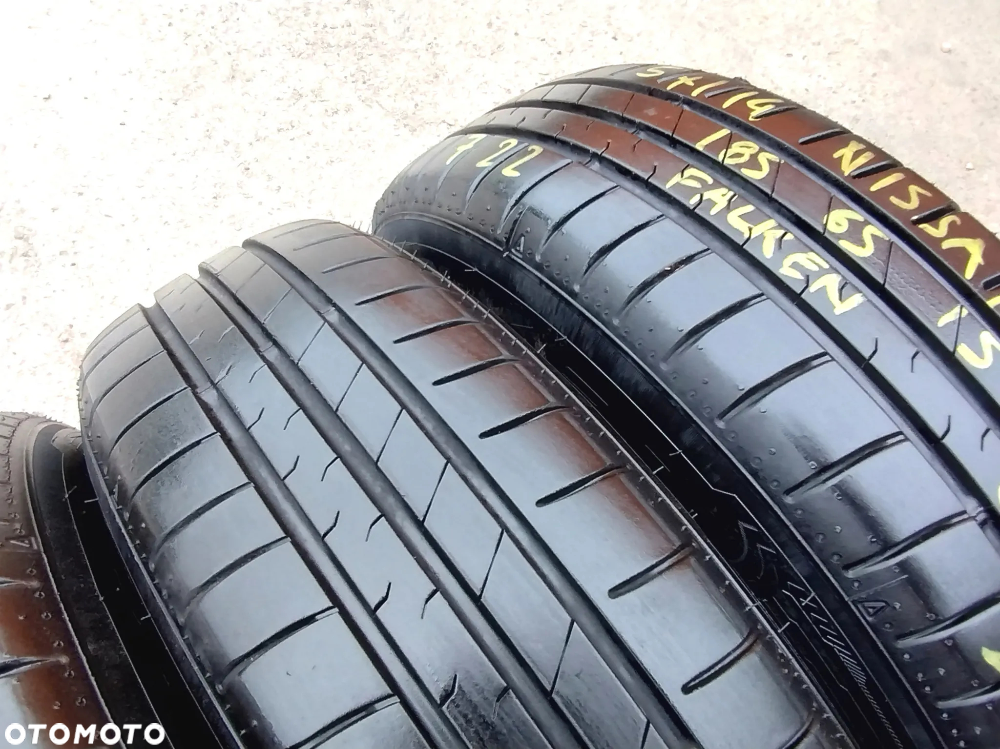 185/65R15 Opony Letnie Lato FALKEN SINCERA SN110 Legnica ALU-RAD jak 195/60 7mm 22r. - 5