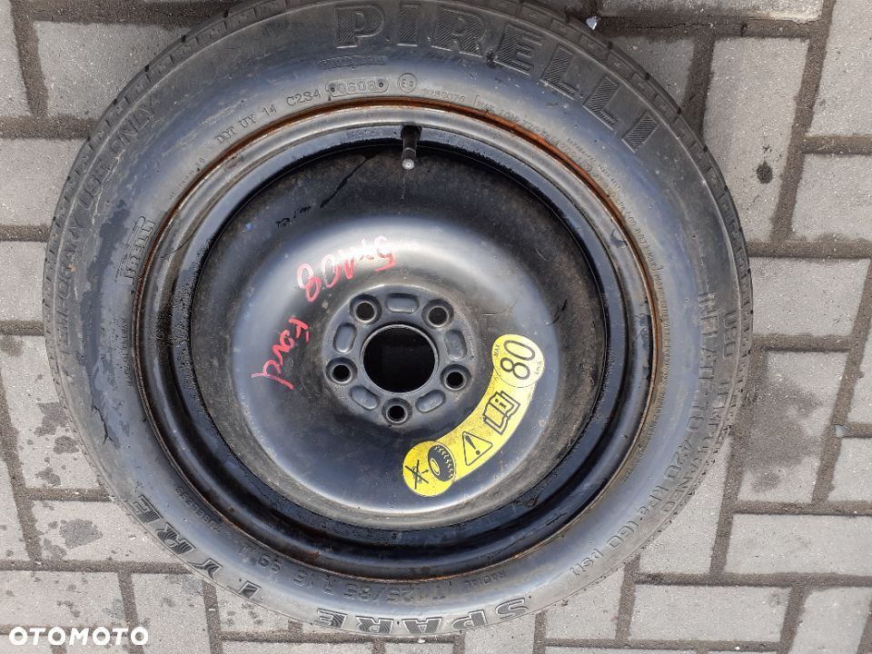 # DOJAZDÓWKA KOŁO DOJAZDOWE ZAPAS ZAPASÓWKA FORD 5X108 - 1