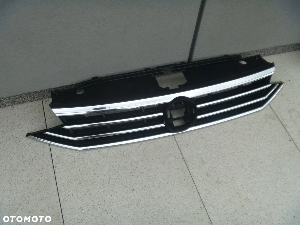 VW VOLKSWAGEN PASSAT B8 LIFT ATRAPA ZDERZAKA PRZEDNIEGO ORYGINAŁ 3G0853653N - 3