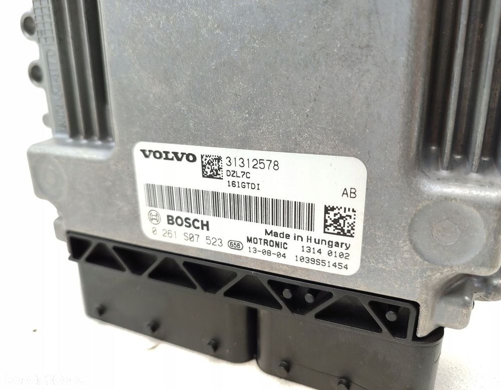 KOMPUTER SILNIKA STEROWNIK VOLVO V60 1.6 31312578 0261S07523 - 3