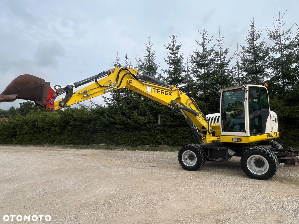 Terex TEREX HML 32 TW 85 3x ramię łamane SCHAEFF 9ton 2 łyżki DEUTZ Dodatkowa hydraulika ZWINNA SILNA koparka DZIELONE stopy Atlas Volvo 2005r 4300mth po serwisie - 24