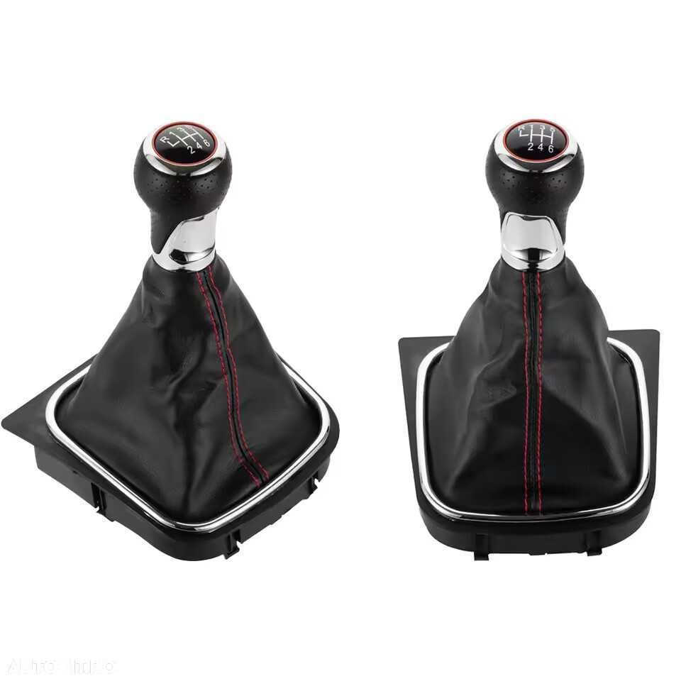 Nuca Schimbator cu Manson Piele Perforata VW Golf Jetta Scirocco Eos - 1