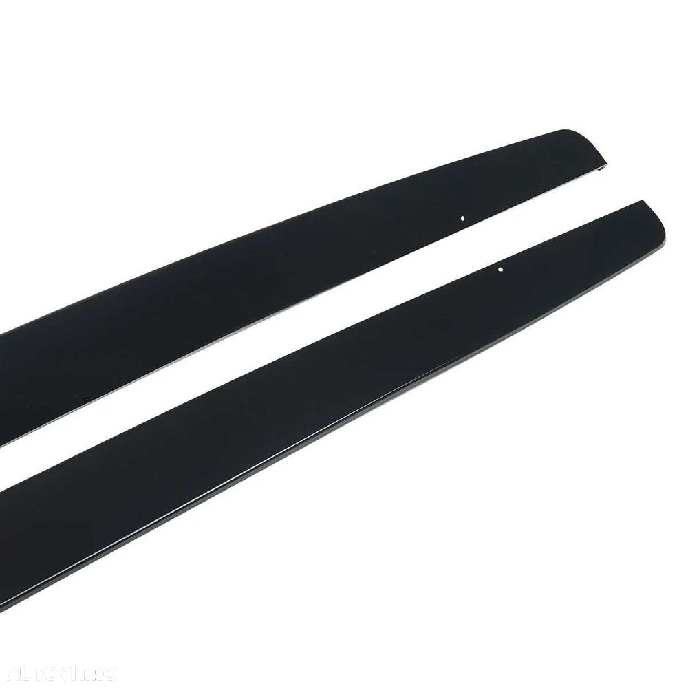 Set Extensii Prelungiri Praguri Laterale Dedicate BMW Seria 1 F20 F21 (2011-2019), Negru Lucios - 3
