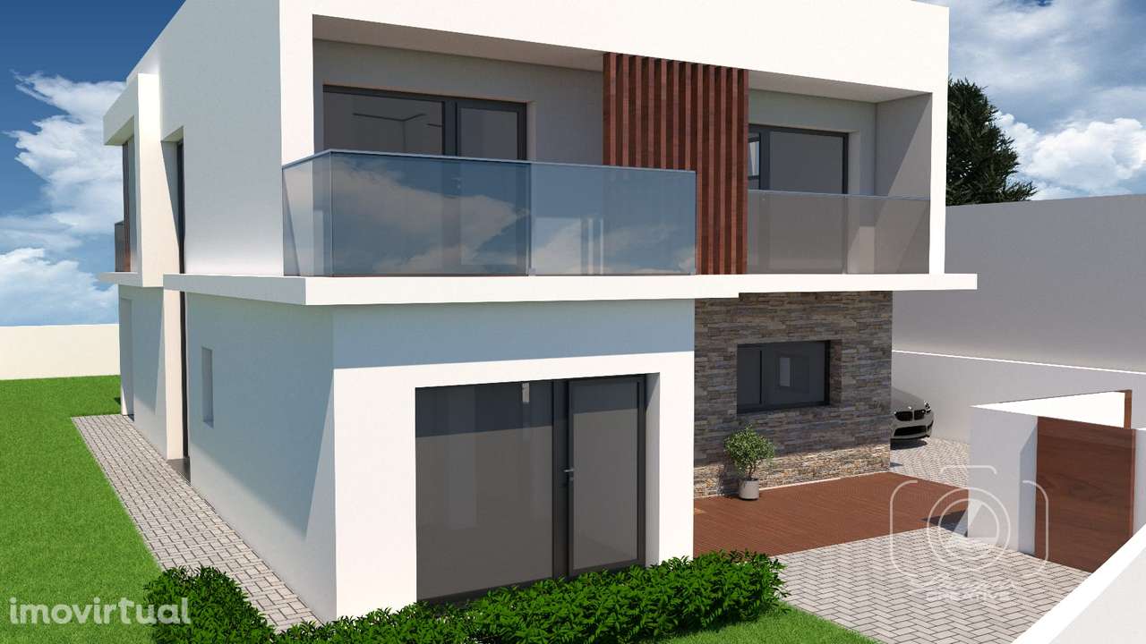 Terreno urbano-projeto aprovado | 418 m² | Charneca da Caparica - Grande imagem: 2/4