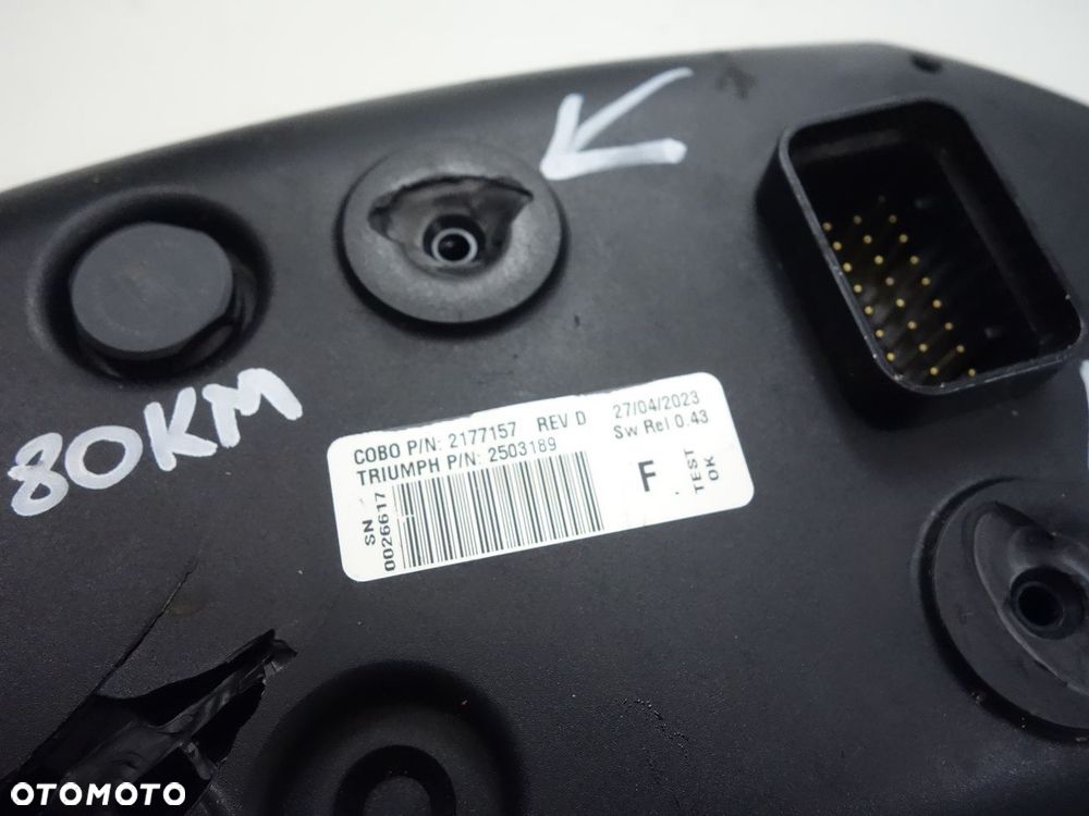 Stacyjka z kluczykiem moduł immobiliser Triumph Street Triple 765 23+ - 10