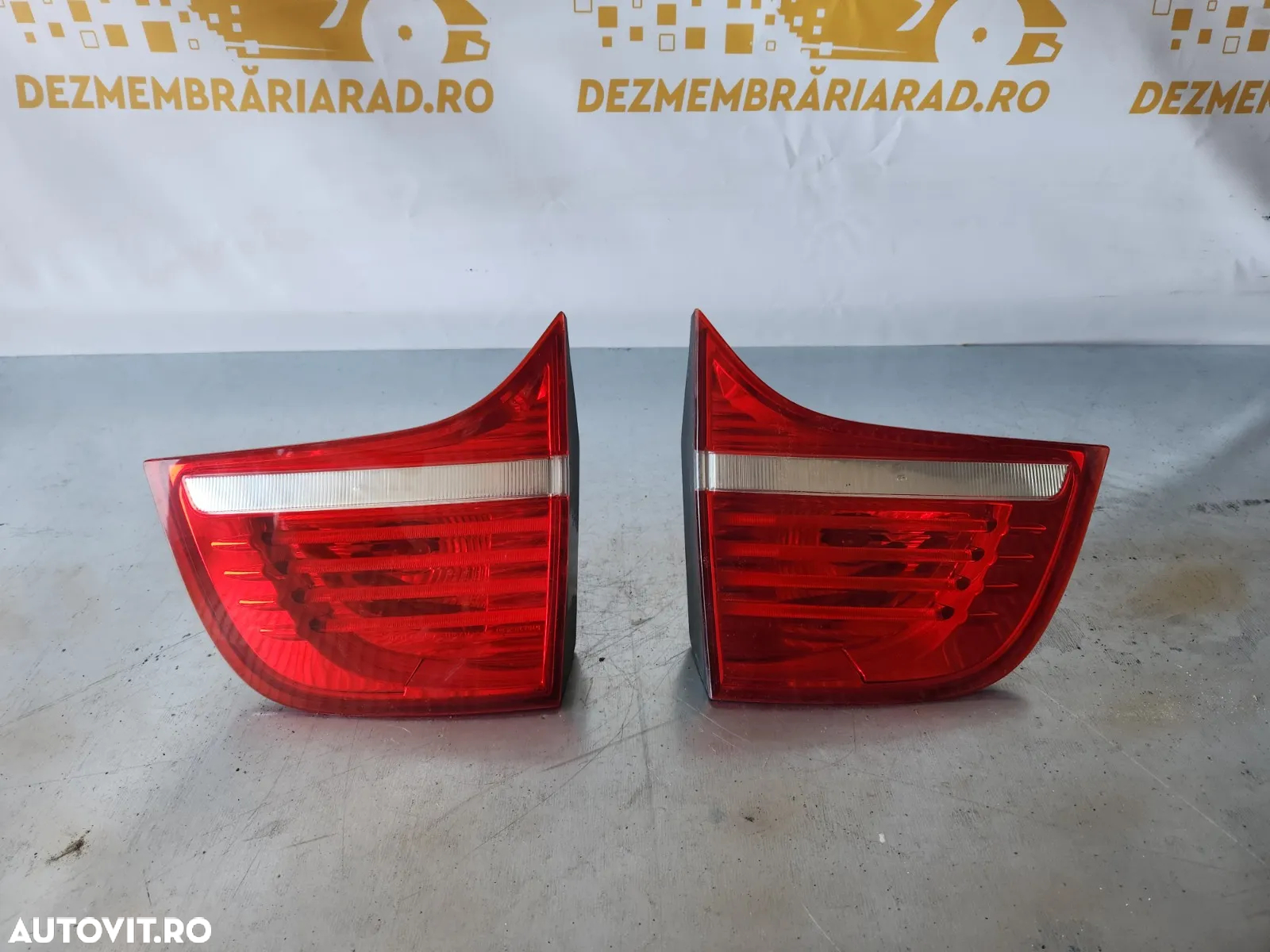 Lampa Stop Tripla Stanga Dreapta De Pe Haion Bmw X6 E71 LED - Dezmembrari Arad - 2
