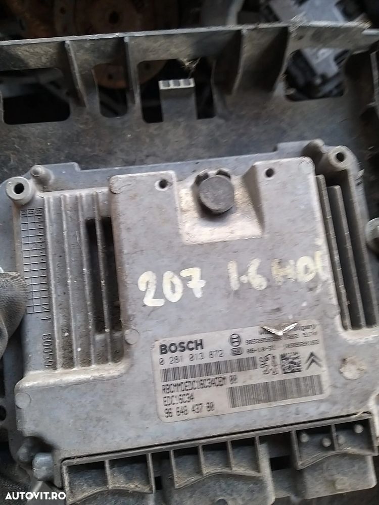 Calculator ECU cod: 0281013872 pentru Peugeot 207 an 2007++, 1.6 HDI - 1
