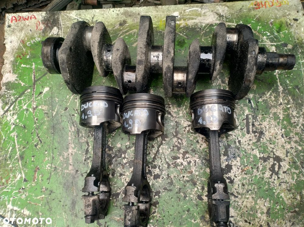 FIAT DUCATO 1,9D tłok korbowód 1,9td - 1